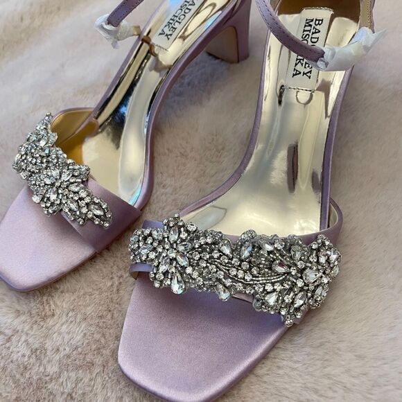 Badgley Mischka Alison Block Heel Sandal - Picture 9 of 14